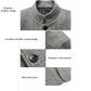 Men's Woolen Jacket Stand Collar Middle-aged Slim Casual Business Jacket Thickened Plus Size Dad Outfit