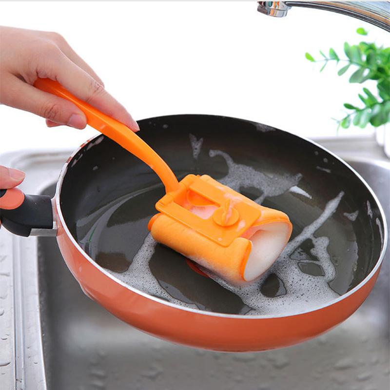Washing Dishes Sponge Kitchen Thickened Non-painless No Injury Pot Brush Pot Bowl Catectic Cloth Magic Wipe Sponge Block