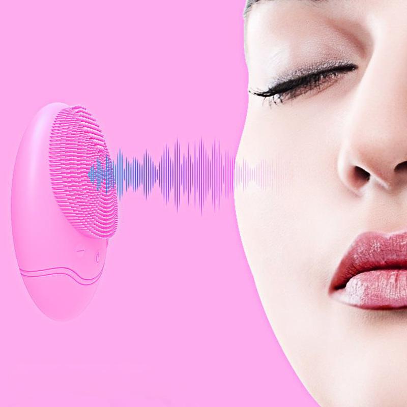 Dumbo Electric Face Wash Artifact To Clean Pores Rechargeable Facial Cleansing Instrument Facial Brush Blackheads and Exfoliating