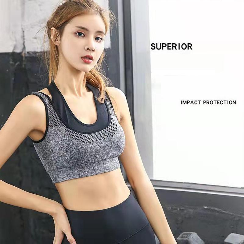 Sports Underwear Women Shockproof Running Anti-sagging Gather Student Push Up Bra Top Gym Fitness Bra Yoga Bra Workout Tank Tops