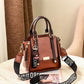 Women's Top-handle bag Small crossbody bag Zipper messenger bags for Iphone With Little bear pendant