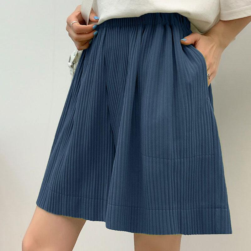 Five-point Shorts Women's Summer Wear Wide-leg Pants Loose Straight Casual Plus Size Pants Sports Thin Fitness Home Pants