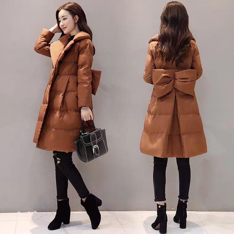 Cotton-padded Jacket Women's Mid-length Loose A-line Skirt Waist Down Padded Jacket Padded Jacket Winter Jacket