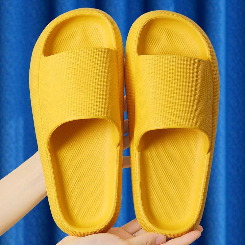 Unisex Quick-drying Thickened Non-slip Sandals Thick Sole House Slippers Bathroom Footwear Summer Beach Sandal Slipper