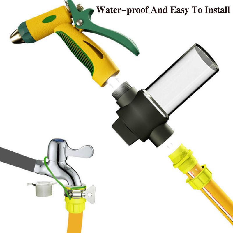 High Pressure Car Wash Water Gun Household Multifunctional Powerful Water Gun Watering Car Wash Artifact Metal Water Gun Head
