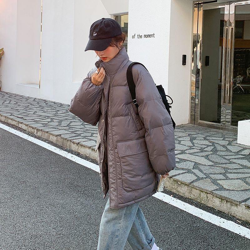 Padded Jacket Winter Coat Women Thick Cotton Coat Korean Style Loose Mid-length Cotton Coat Oversize Women's Trend