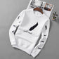 Autumn and Winter Fashion Casual Men's O-neck Long-sleeved Sweatshirt Comfortable Top