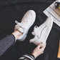 Women Autumn and Winter Cotton Shoes All-match Sports White Shoes Women's Low-top Casual Canvas Shoes