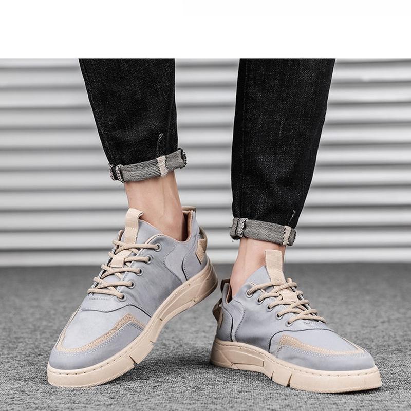 Summer Breathable Men's Shoes Korean Style Boys Board Shoes Umbrella Canvas Shoes All-match Sports Casual Shoes