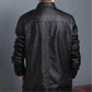 Autumn Men's PU Leather Jacket for Men Fitness Fashion Male Jacket Casaco Masculino Casual Coat Male