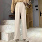 Plus Velvet Thickened Long Trousers for Female Winter Students Korean Version Loose and Thin High Waist Leisure Sports Trousers