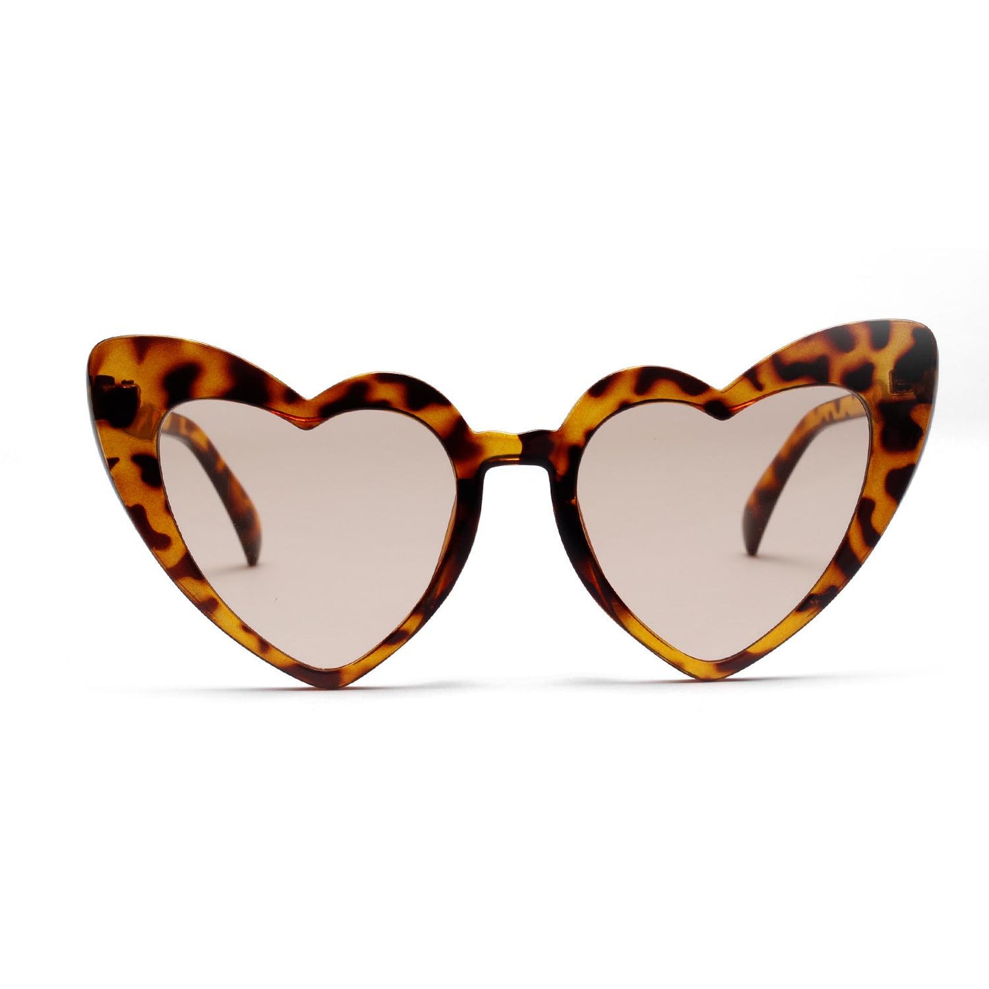 WTEMPO Pink Love Sunglasses Big Peach Sunglasses Women Popular Heart Shaped Glasses