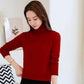 Autumn and Winter Turtleneck Warmth Thick Ultra-short Sweater Women's Pullover High-waist Loose Base Sweater