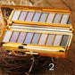 Eyeshadow Pencil Glitter Powder Waterproof Super 9 Grid Matte Pumpkin Earth Matte Eyeshadow  Palette
