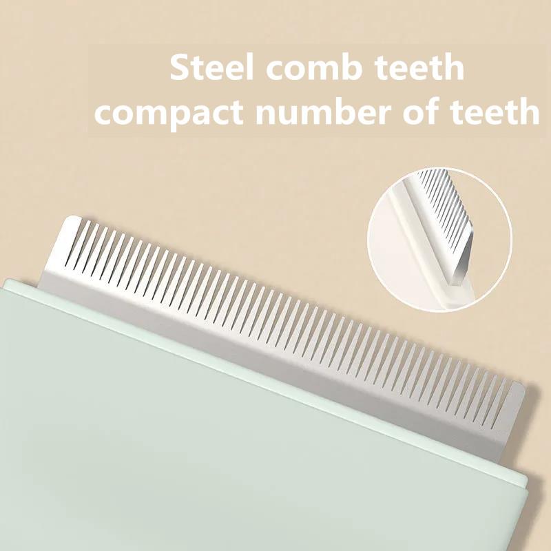 Cat Hair Pet Grooming Shell Comb Cat Supplies Cleaner Combing Artifact Pet Dogs Floating Hair Remover Knots Hair Cleaner Pets Cats Massage Combs
