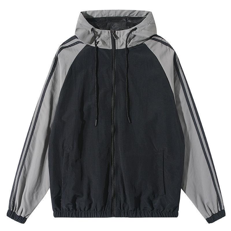 Jacket Men's 2021 Spring and Autumn New Student Trend Hooded Jacket