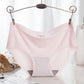 Ladies Ice Silk Panties Seamless Underwear One Piece Panties Mid-waist Sexy Women's Panties Briefs