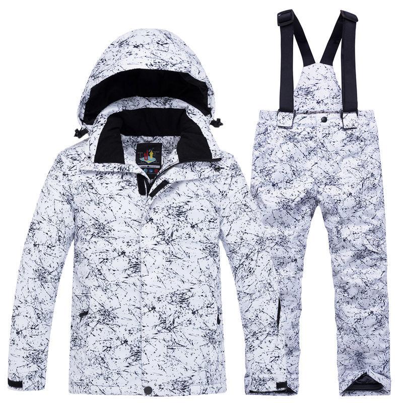 Children's Ski Clothing Suit Outdoor Windproof and Waterproof Two-piece Sportswear Wear-resistant Tooling Snowboard Clothing