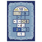 Children's Carpet Cute Pink Blue Cartoon Numbers Early Education Puzzle Baby Room Non-slip Carpet Bedroom Living Room Kitchen Bedside Carpet Doormat