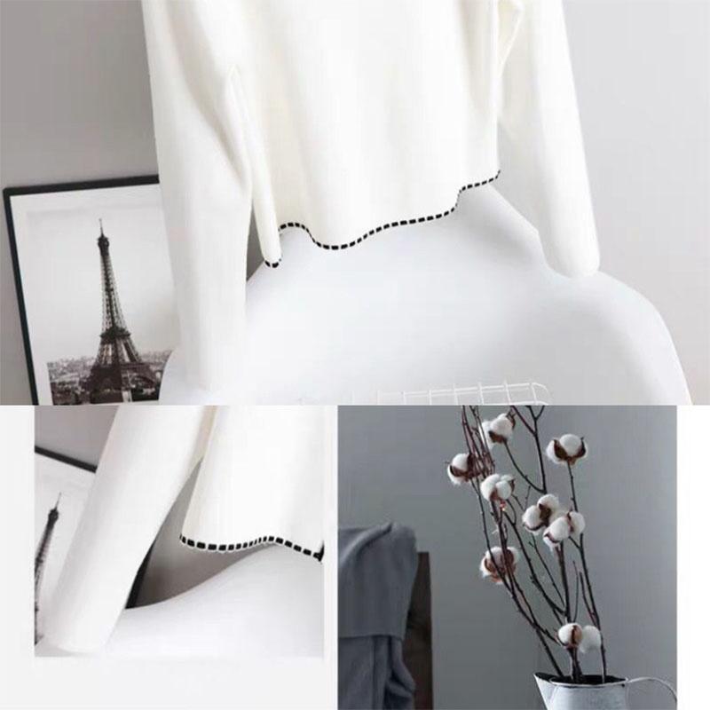 Color-blocking Long-sleeved Knitted Sweater Women's Suit Collar Pocket Shirt Temperament Age-reducing Cardigan