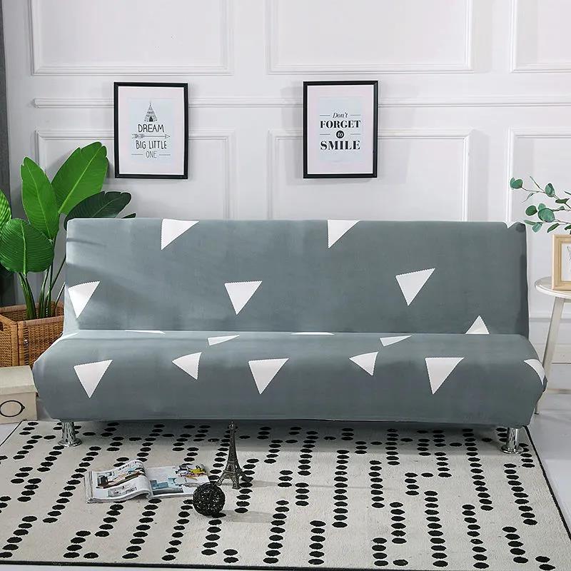 Armless Sofa Bed Cover Folding Modern Seat Slipcovers Stretch Covers Cheap Couch Protector