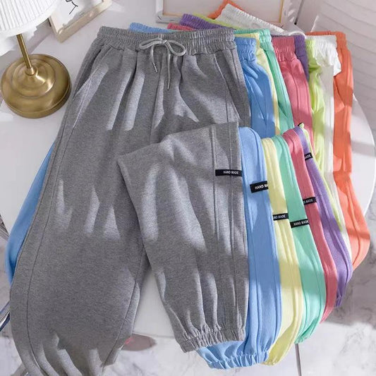 Fashion Western-style Harem Pants Men and Women Look Thin In Summer All-match Casual Pants Loose-fitting Sports Pants Ins Tide