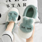 Cotton Slippers Women's Bag with Indoor Thick Bottom Cotton Shoes Slippers Household Autumn and Winter