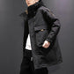 2021 Winter New Men's Hooded Down Jacket Casual Mid-length Trend Thick Warm Jacket