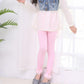 Girls' Leggings Spring and Autumn Thin Sectio Little Girl Trousers Lace Trousers Nine-point Trousers Small Feet Trousers Outer Wear