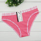 WTEMPO 6 Pcs/Lot Brand Cotton Solid Color Soft Panties For Women Briefs Underwear Lingerie Intimates