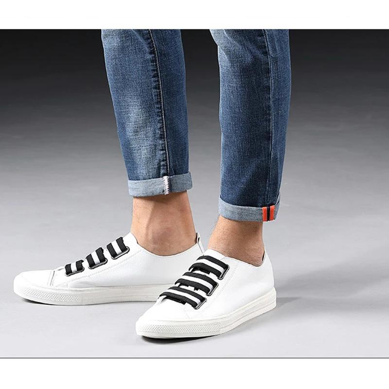 Men's Casual Jeans Korean Style Trendy Slim Straight-leg Pants Men's Spring/Summer Denim Long Trousers Basic Steetwear Pants Male Elastic Bottoms