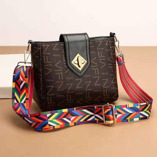 Leather Small Bag Ladies Trendy Fashion Shoulder Bag All-match Shopping Messenger Bag