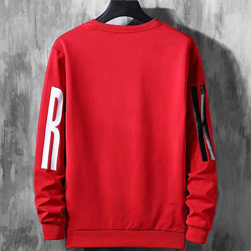 Men's Sweater Plus Size Fleece Warm Sweatshirts Loose Sports Sweater Mens Autumn