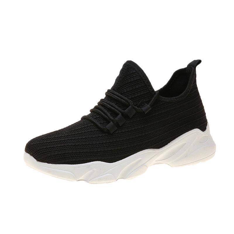 Mesh Women Shoes Breathable Flat Shoes Casual Ladies Lace-up Sneakers Autumn Single Shoes All-match Sports Running Shoes