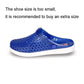 Hole Shoes Female Korean Students Wear Crystal Beach Baotou Half Drag Non-slip Flat Bottom Sandals and Slippers Male XL 45