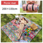 Outdoor Waterproof Padded Picnic Mat Machine Washable Picnic Cloth Moisture-proof Mat Picnic Outdoor Portable Lawn Mat