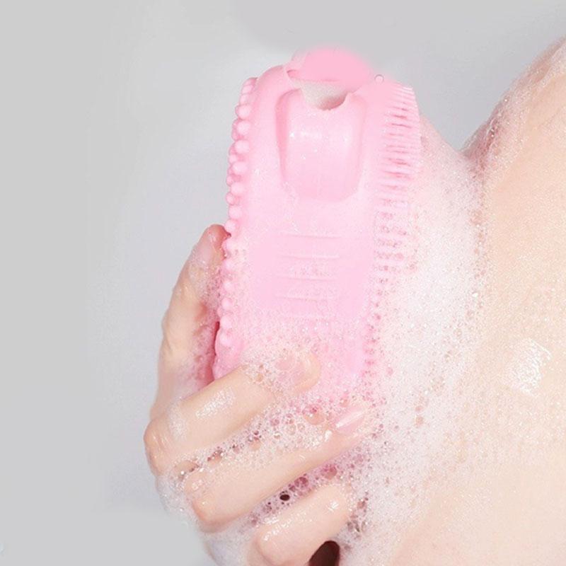 Multifunctional Cleaning Tools Massage Brush Body Scrubber Shower Brush Silicone