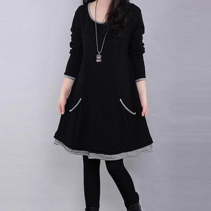 Winter Warmth and Thickening Bottoming Shirt, Large Size, Long-sleeved Long-sleeved T-shirt, Women Wear Clothes Outside