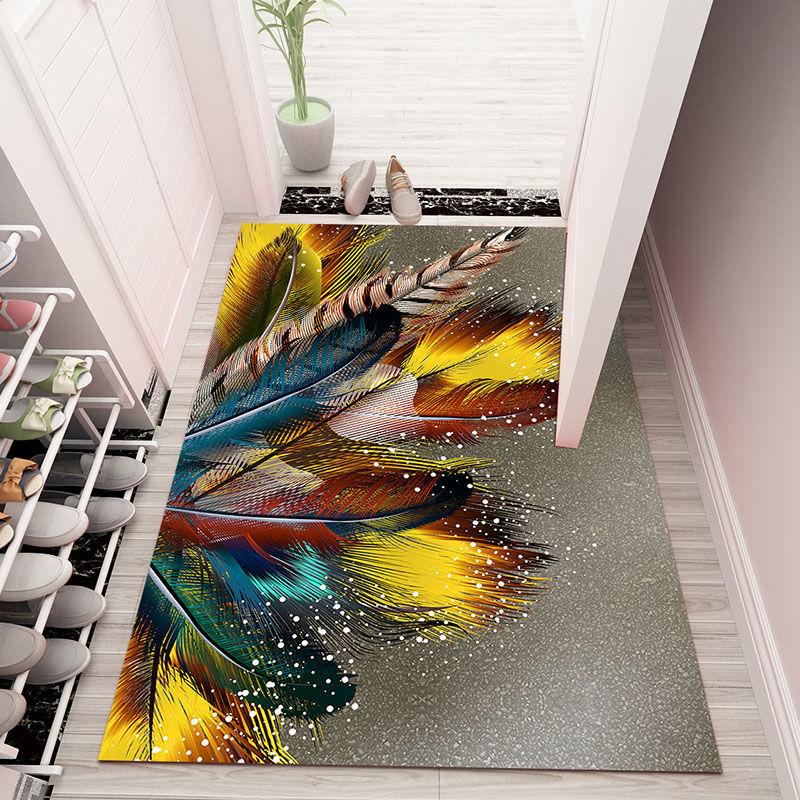Nordic Entrance Door Porch Floor Mat Door Foot Mat Absorbent Living Room Carpet Bedroom Hallway Carpet Large Size