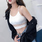 Beautiful Back Wrapped Chest Sexy Hollow Yoga No Steel Ring Underwear Girls Underwear Suspenders Small Vest Yoga Vest Small Chest Underwear