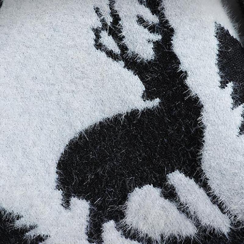 Men's Sweatshirts Trend Round Neck Sweater Casual Youth Stitching Sweater Autumn and Winter