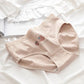 5Pcs/Set Girl's Cute Mid Waist Seamless Cotton Underpants Women's All-match Large Size Causal Soft Briefs
