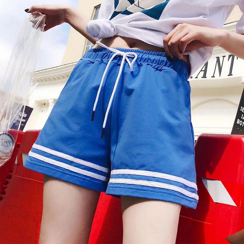 Loose High Waist Sports Shorts Women's Running Yoga Wide-leg Pants Trendy Casual Slim Summer Pants Women