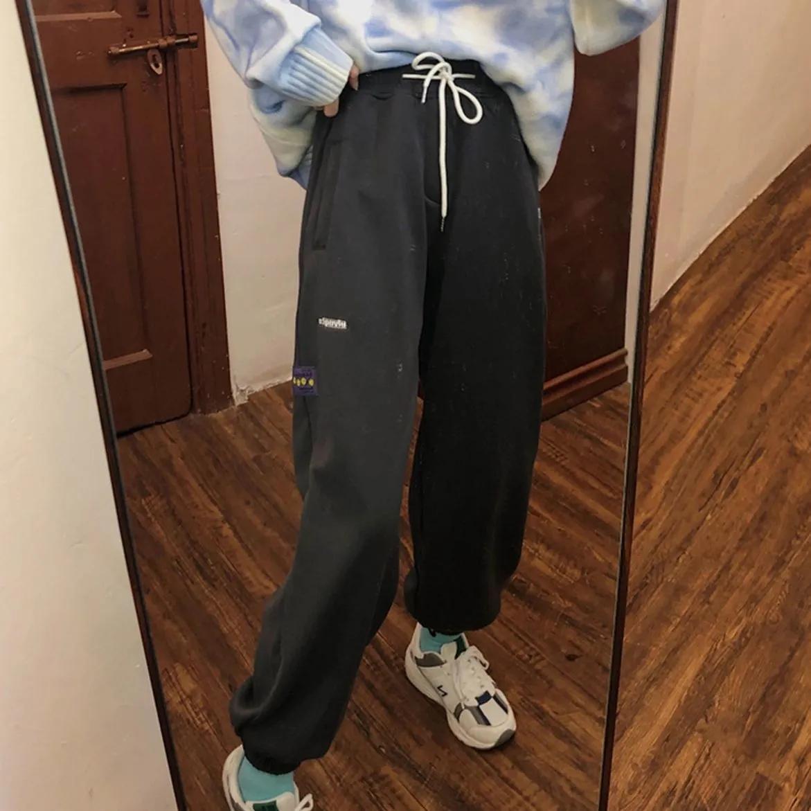 Women's Loose Leggings Pants Spring and Autumn Harajuku Style Students All-match Casual Sports Pants Harem Sweatpants Fitness Jogging Trousers