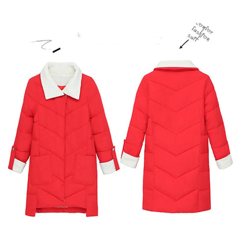 Fashion Padded Jacket Women's Mid-length Loose Down Padded Jacket All-match Women's Winter Padded Jacket Padded Jacket