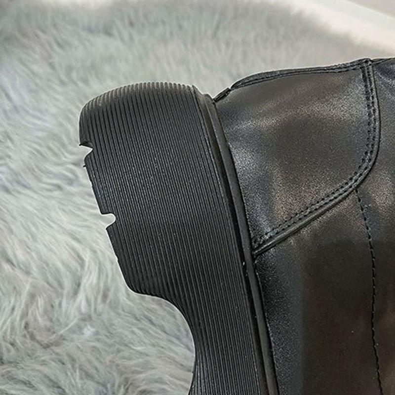 Short Boots Women 2021 Spring and Autumn Fashion All-match Martin Sponge Cake Thick-soled Autumn Boots