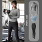 3PCS Women's Yoga Clothing Suit Sports Suit Four Seasons Running Sportswear Running Suit  Active Wear Elastic Stretch Outwear Gym Fitness Clothing