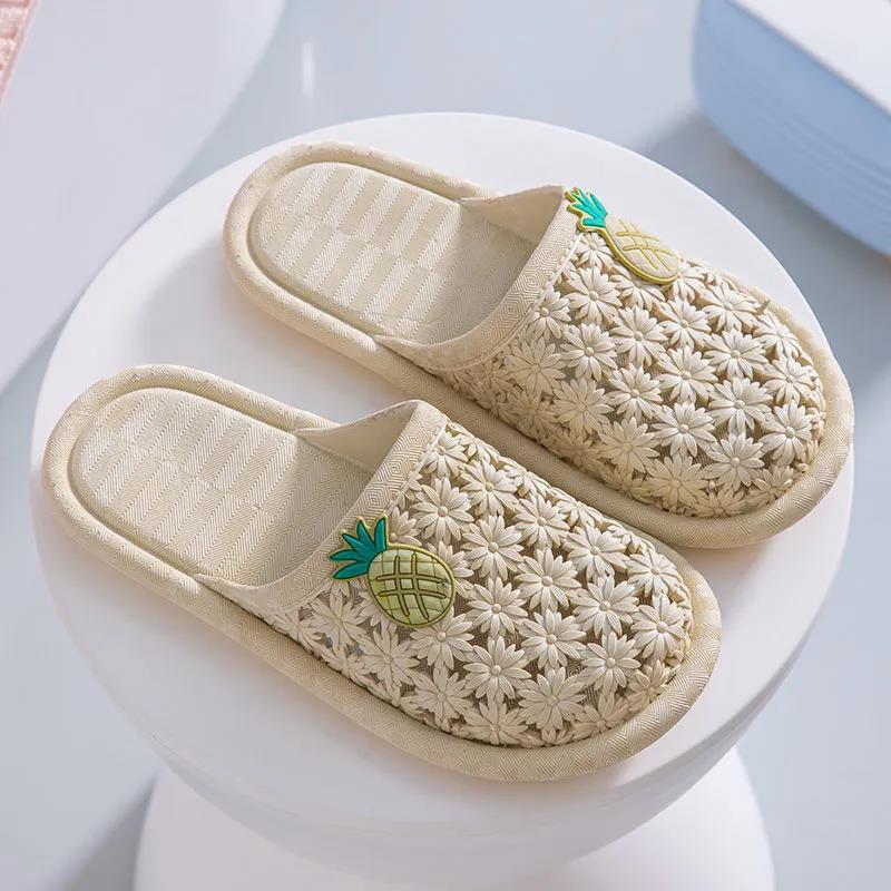 Women's Anti-Slip Indoor Slippers Summer Soft Bottom Outer Wear Casual Blue Beach Sandals