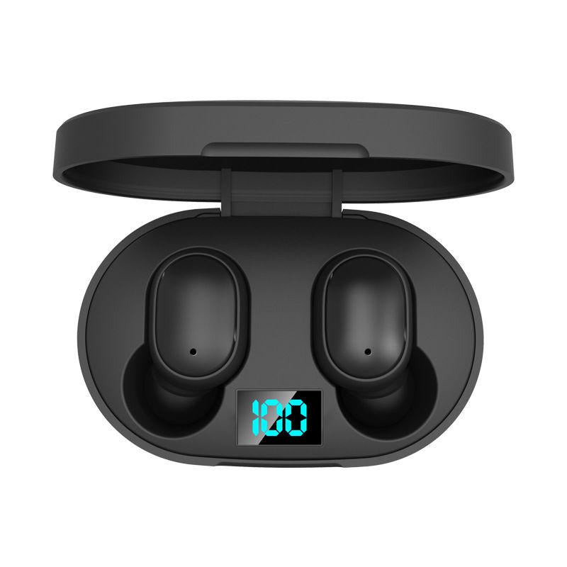 Bluetooth Earphones LED Digital Display 8D Wireless Bluetooth Headsets Hanging Ear Business Earphone