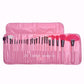 32Pcs Makeup Brush Set Pink Foundation Professional Make Up Brushes Set for Clean Tool Beauty Makeup